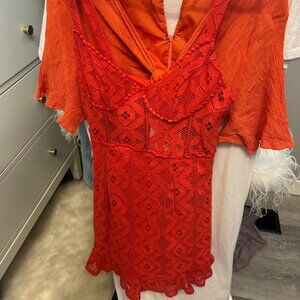 Mini Embroidered Dress